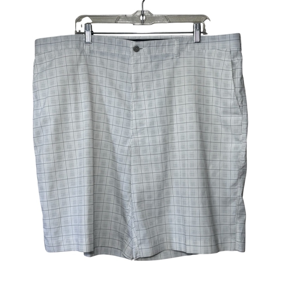 PGA Tour Golf Shorts White Gray Plaid Quick Dry Cool. Men’s 42